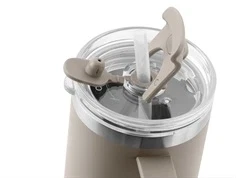 AYA&IDA cream beige termokop med sugerør 885ml